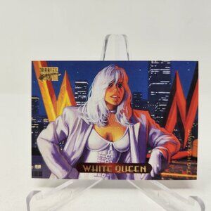 1994 Marvel Masterpieces #136 White Queen Trading Card, Hildebrandt Bros (b21)